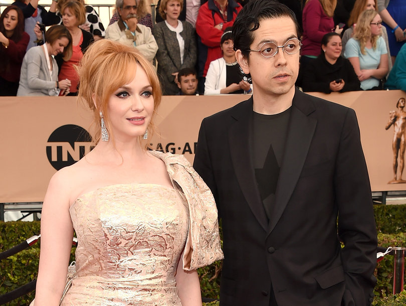Why did Christina Hendricks and Geoffrey Arend break up