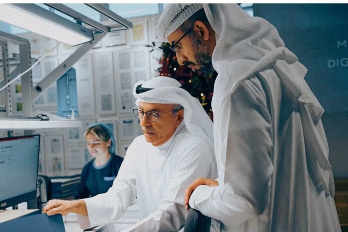 The image of artificial intelligence creating laws in the UAE