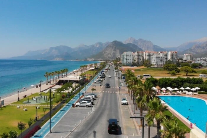 The warmest beach in Turkey named, which is most often chosen by Europeans