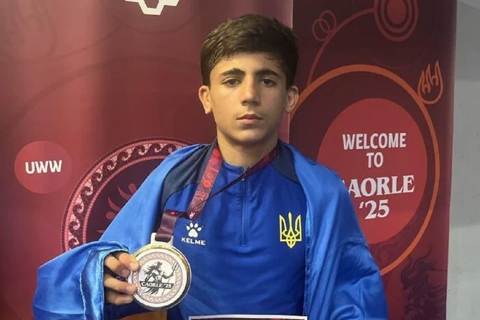 Ukraine took third place in the U15 European Championship in freestyle wrestling