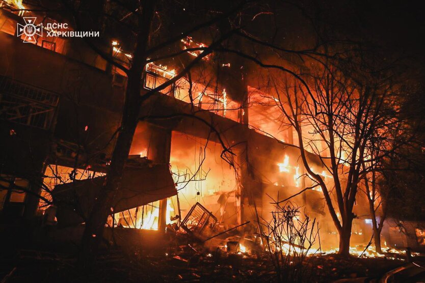 Wróg przeprowadził masowy atak dronami na Charków: skutki 'uderzeń'